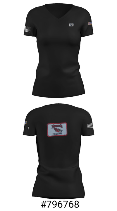 Echo pol 1/126 avn 6177830 Women's Short Sleeve V-neck Shirt - 19