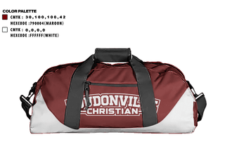 Duffle Bag, Loudonville Christian Middle School, Spirit Store, Teamtime, Team time, sublimation, custom sports apparel, team uniforms, spirit wear, spiritwear, sports uniforms, custom shirts, team store, custom team store, fundraiser sports, apparel fundraiser