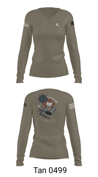 Women's Long Sleeve Vneck Shirt, , Navy, Teamtime, Team time, sublimation, custom sports apparel, team uniforms, spirit wear, spiritwear, sports uniforms, custom shirts, team store, custom team store, fundraiser sports, apparel fundraiser