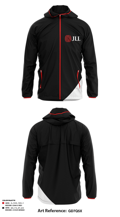 JLL Columbus Pelotonia 947216 Windbreaker - 4
