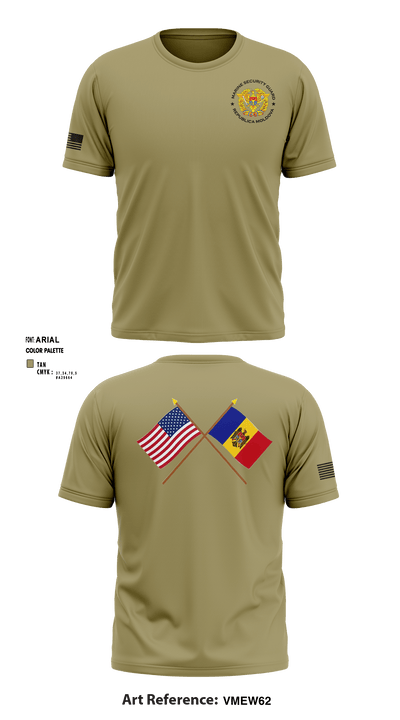Detachment Republica Moldova 57338540 Short Sleeve Performance Shirt - 9