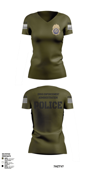 Women's Short Sleeve Vneck Shirt, , Police, Teamtime, Team time, sublimation, custom sports apparel, team uniforms, spirit wear, spiritwear, sports uniforms, custom shirts, team store, custom team store, fundraiser sports, apparel fundraiser