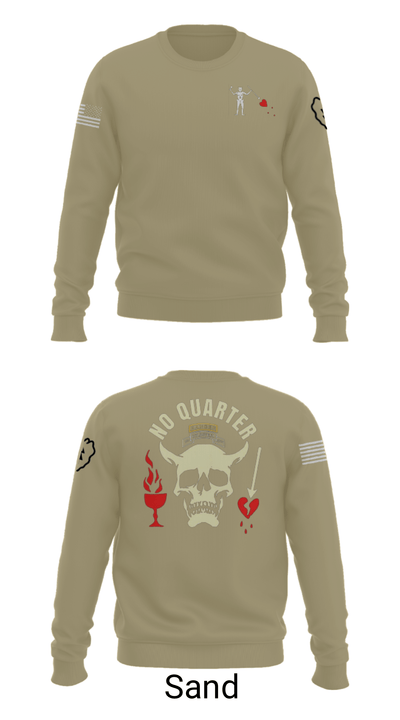 C-CO 1-27 1st PLT BLACKBEARD 676518 Crew Neck Sweatshirt - 12