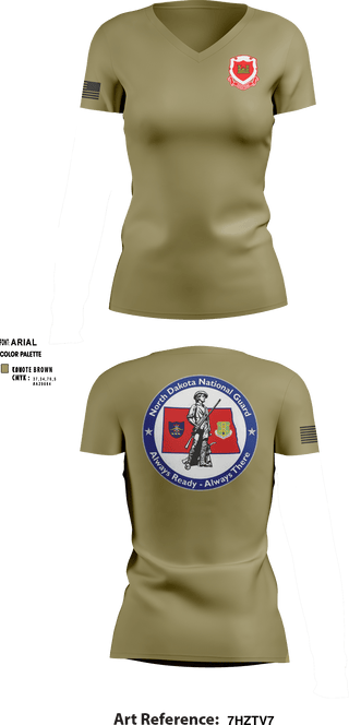 Women's Short Sleeve Vneck Shirt, , National Guard, Teamtime, Team time, sublimation, custom sports apparel, team uniforms, spirit wear, spiritwear, sports uniforms, custom shirts, team store, custom team store, fundraiser sports, apparel fundraiser
