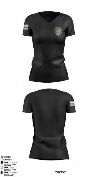 Women's Short Sleeve Vneck Shirt, Security, , Teamtime, Team time, sublimation, custom sports apparel, team uniforms, spirit wear, spiritwear, sports uniforms, custom shirts, team store, custom team store, fundraiser sports, apparel fundraiser