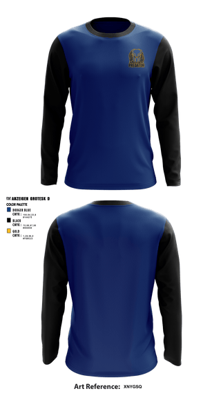 Long Sleeve Performance Shirt, Predators, Men's Basketball, Teamtime, Team time, sublimation, custom sports apparel, team uniforms, spirit wear, spiritwear, sports uniforms, custom shirts, team store, custom team store, fundraiser sports, apparel fundraiser