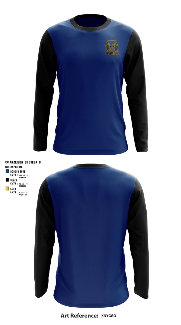 Long Sleeve Performance Shirt, Predators, Men's Basketball, Teamtime, Team time, sublimation, custom sports apparel, team uniforms, spirit wear, spiritwear, sports uniforms, custom shirts, team store, custom team store, fundraiser sports, apparel fundraiser