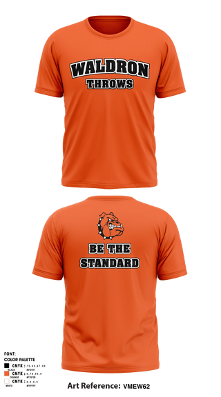 Short Sleeve Performance Shirt, Waldron High School Track, Track & Field, Teamtime, Team time, sublimation, custom sports apparel, team uniforms, spirit wear, spiritwear, sports uniforms, custom shirts, team store, custom team store, fundraiser sports, apparel fundraiser