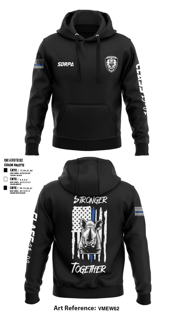 Hoodie, SDRPA, Police, Teamtime, Team time, sublimation, custom sports apparel, team uniforms, spirit wear, spiritwear, sports uniforms, custom shirts, team store, custom team store, fundraiser sports, apparel fundraiser