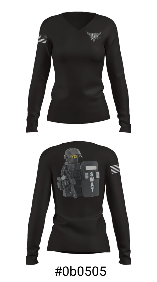 Women's Long Sleeve Vneck Shirt, , , Teamtime, Team time, sublimation, custom sports apparel, team uniforms, spirit wear, spiritwear, sports uniforms, custom shirts, team store, custom team store, fundraiser sports, apparel fundraiser
