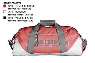 Duffle Bag, Athens Christian Preparatory Academy, Spirit Store, Teamtime, Team time, sublimation, custom sports apparel, team uniforms, spirit wear, spiritwear, sports uniforms, custom shirts, team store, custom team store, fundraiser sports, apparel fundraiser