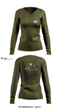 327th MCT 96493981 Women's Long Sleeve V-neck Shirt - 9