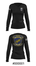 1-158 IN D Co 17730595 Women's Long Sleeve V-neck Shirt - 36