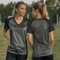 Waverly-South Shore Coyotes 23769513 Women's Short Sleeve V-neck Shirt - 4