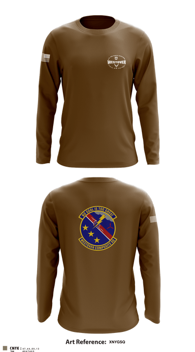 Westover Composite Squadron 58741877 Long Sleeve Performance Shirt - 3