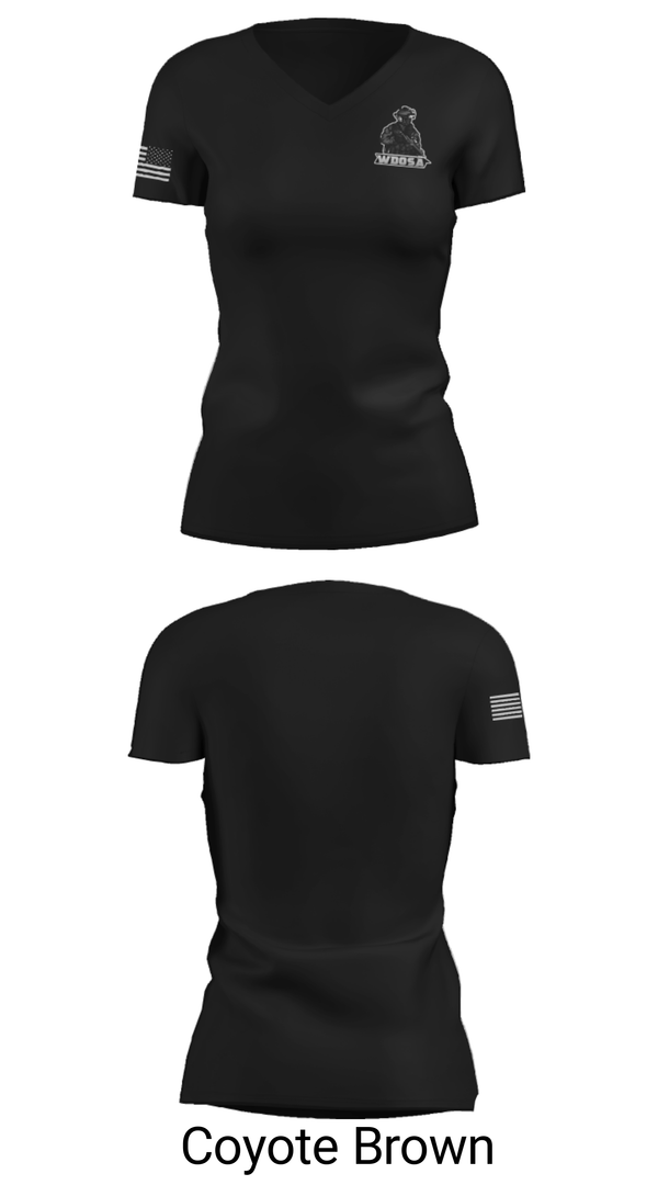 Women's Short Sleeve Vneck Shirt, , Army, Teamtime, Team time, sublimation, custom sports apparel, team uniforms, spirit wear, spiritwear, sports uniforms, custom shirts, team store, custom team store, fundraiser sports, apparel fundraiser
