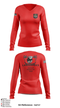 22ND RRB 50594442 Women's Long Sleeve V-neck Shirt - 51
