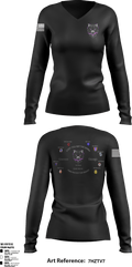25B40 SLC 002-24 35265759 Women's Long Sleeve V-neck Shirt - 2