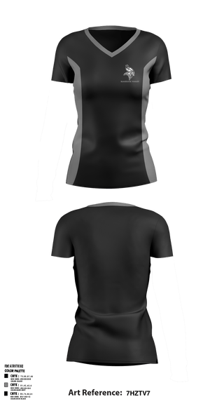 Women's Short Sleeve Vneck Shirt, Blacklick Valley Senior High School, Spirit Store, Teamtime, Team time, sublimation, custom sports apparel, team uniforms, spirit wear, spiritwear, sports uniforms, custom shirts, team store, custom team store, fundraiser sports, apparel fundraiser