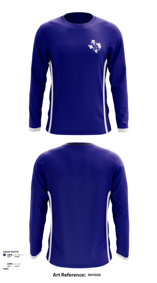 Long Sleeve Performance Shirt, VASA Panther Football, Football, Teamtime, Team time, sublimation, custom sports apparel, team uniforms, spirit wear, spiritwear, sports uniforms, custom shirts, team store, custom team store, fundraiser sports, apparel fundraiser