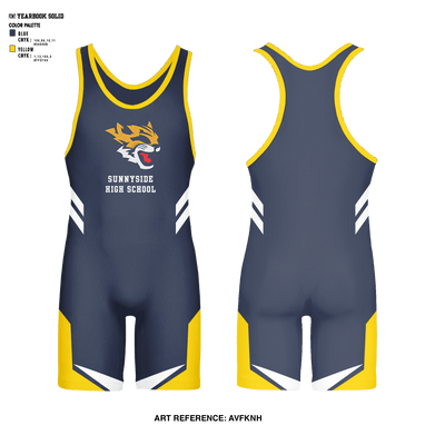 Sunnyside High School Wrestling 98168511 Wrestling Singlet - 1