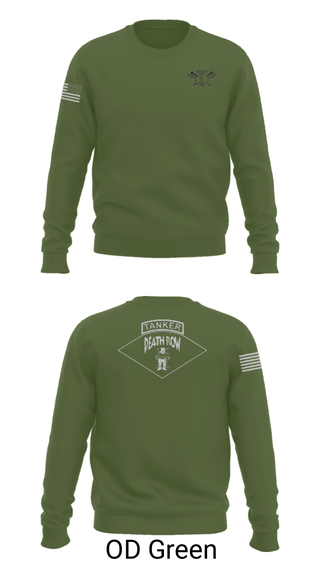 Crew Neck Sweatshirt, , Army, Teamtime, Team time, sublimation, custom sports apparel, team uniforms, spirit wear, spiritwear, sports uniforms, custom shirts, team store, custom team store, fundraiser sports, apparel fundraiser