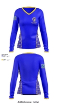 North County Middle School Basketball 26416577 Women's Long Sleeve V-neck Shirt - 1