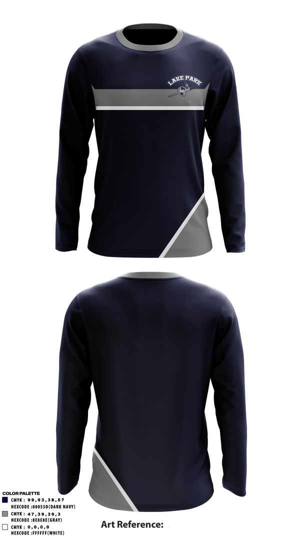 Long Sleeve Performance Shirt, Lake Park High School, Spirit Store, Teamtime, Team time, sublimation, custom sports apparel, team uniforms, spirit wear, spiritwear, sports uniforms, custom shirts, team store, custom team store, fundraiser sports, apparel fundraiser