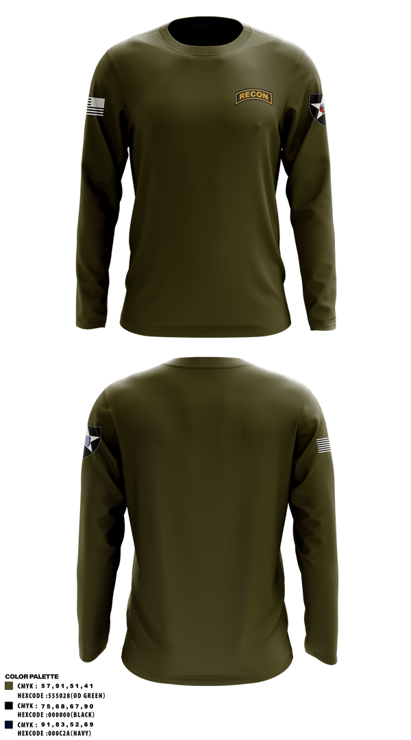 Long Sleeve Performance Shirt, , Army, Teamtime, Team time, sublimation, custom sports apparel, team uniforms, spirit wear, spiritwear, sports uniforms, custom shirts, team store, custom team store, fundraiser sports, apparel fundraiser