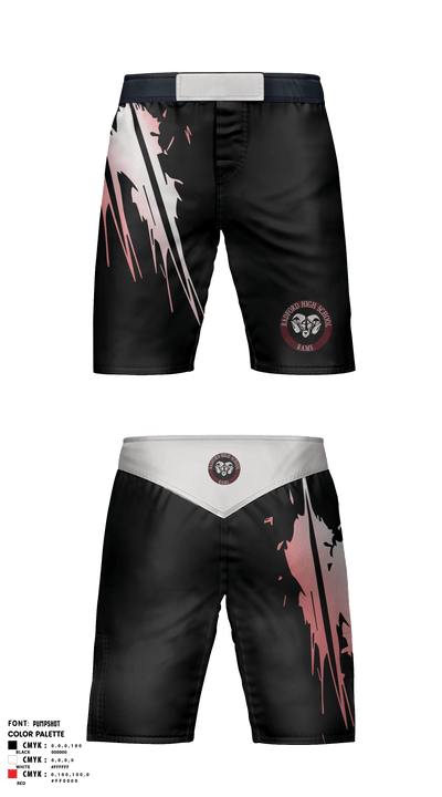 Radford High School Wrestling 13388447 Fight Shorts - 1