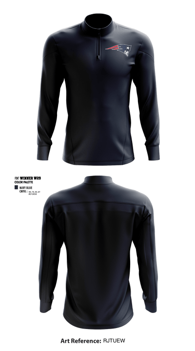 Parkway South High School 62974207 Quarter Zip Jacket - 1