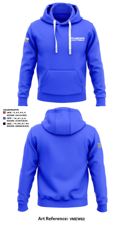9th Mission Support Command 41337538 Hoodie - 2