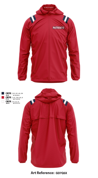 Windbreaker, Merrimack Valley Flag Football, Football, Teamtime, Team time, sublimation, custom sports apparel, team uniforms, spirit wear, spiritwear, sports uniforms, custom shirts, team store, custom team store, fundraiser sports, apparel fundraiser