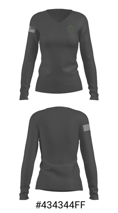 Roselle Catholic High School Volleyball 47966888 Women's Long Sleeve V-neck Shirt - 25