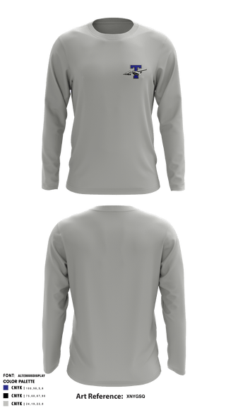 Long Sleeve Performance Shirt, Triana Warriors, Spirit Store, Teamtime, Team time, sublimation, custom sports apparel, team uniforms, spirit wear, spiritwear, sports uniforms, custom shirts, team store, custom team store, fundraiser sports, apparel fundraiser