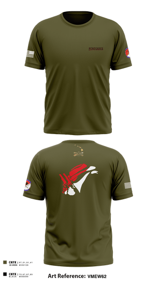 Short Sleeve Performance Shirt, 2-6 Cav Alpha troop Renegades, Army, Teamtime, Team time, sublimation, custom sports apparel, team uniforms, spirit wear, spiritwear, sports uniforms, custom shirts, team store, custom team store, fundraiser sports, apparel fundraiser