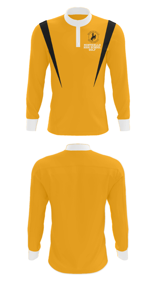 Quarter Zip Jacket, Monticello High School Golf, Golf, Teamtime, Team time, sublimation, custom sports apparel, team uniforms, spirit wear, spiritwear, sports uniforms, custom shirts, team store, custom team store, fundraiser sports, apparel fundraiser