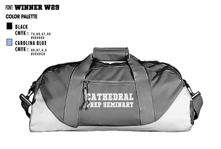 Duffle Bag, Cathedral Prep Seminary, Spirit Store, Teamtime, Team time, sublimation, custom sports apparel, team uniforms, spirit wear, spiritwear, sports uniforms, custom shirts, team store, custom team store, fundraiser sports, apparel fundraiser