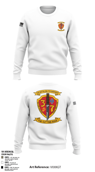 Crew Neck Sweatshirt, , Marines, Teamtime, Team time, sublimation, custom sports apparel, team uniforms, spirit wear, spiritwear, sports uniforms, custom shirts, team store, custom team store, fundraiser sports, apparel fundraiser