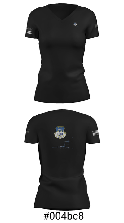 315th Airlift Wing/315th Maintenance Group 82634422 Women's Short Sleeve V-neck Shirt - 18