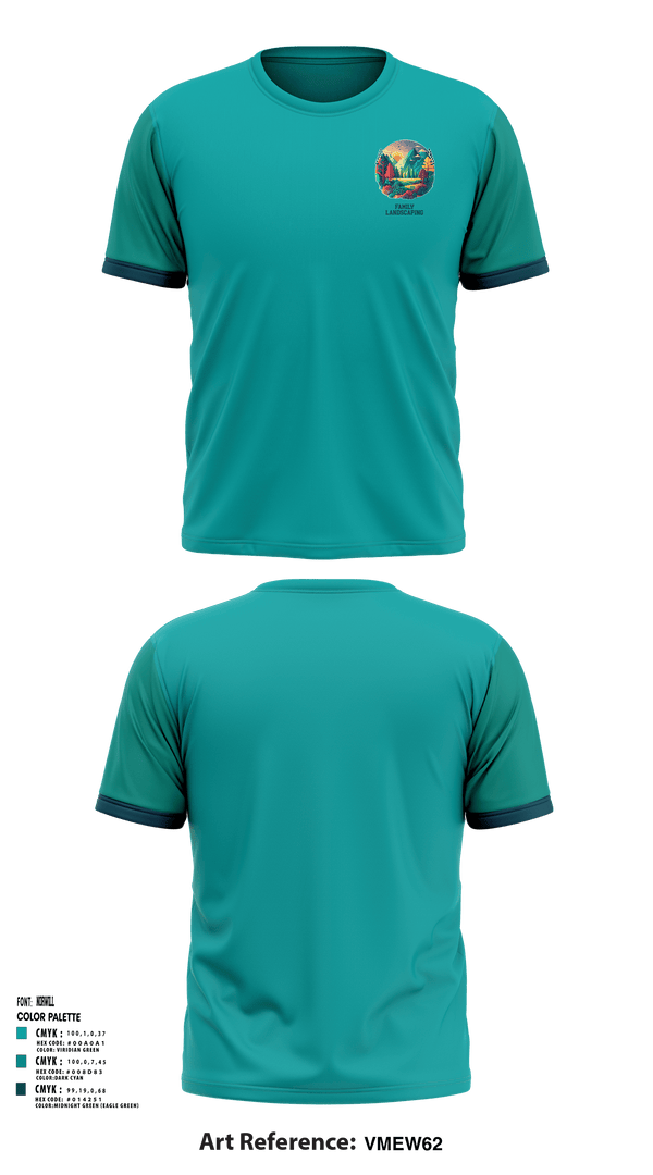 Short Sleeve Performance Shirt, Family’s Landscaping, , Teamtime, Team time, sublimation, custom sports apparel, team uniforms, spirit wear, spiritwear, sports uniforms, custom shirts, team store, custom team store, fundraiser sports, apparel fundraiser