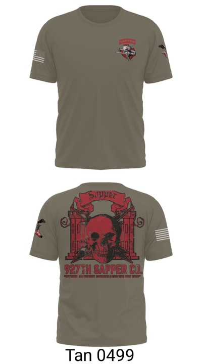 927 Sapper Company 70856358 Short Sleeve Performance Shirt - 35