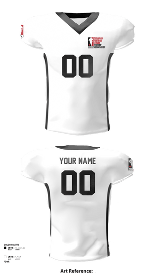 Football Jersey, CFLPA, Football, Teamtime, Team time, sublimation, custom sports apparel, team uniforms, spirit wear, spiritwear, sports uniforms, custom shirts, team store, custom team store, fundraiser sports, apparel fundraiser