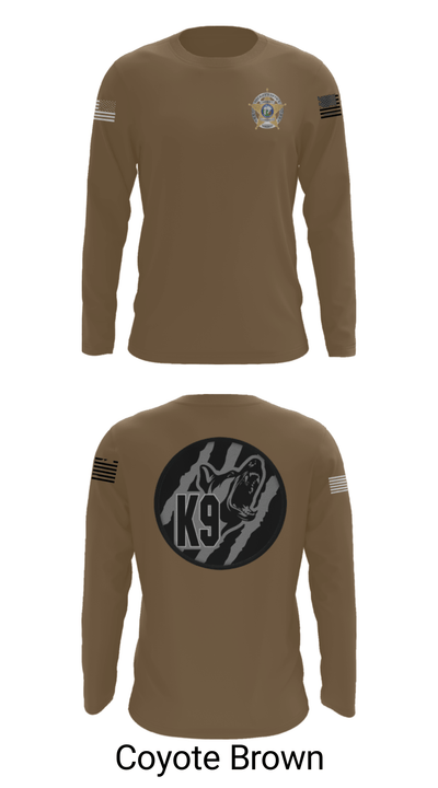 Wayne County K9 Team 22596021 Long Sleeve Performance Shirt - 11