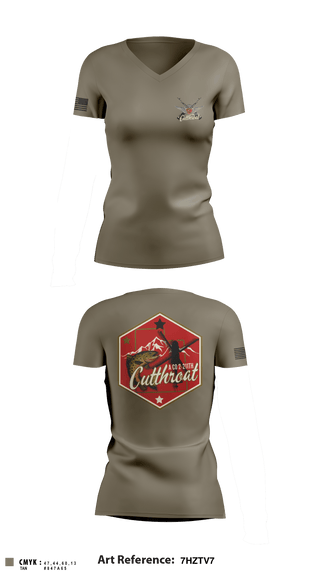 Women's Short Sleeve Vneck Shirt, , Army, Teamtime, Team time, sublimation, custom sports apparel, team uniforms, spirit wear, spiritwear, sports uniforms, custom shirts, team store, custom team store, fundraiser sports, apparel fundraiser