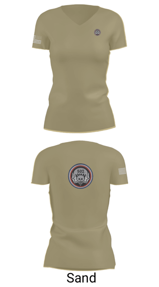 Women's Short Sleeve Vneck Shirt, , Army, Teamtime, Team time, sublimation, custom sports apparel, team uniforms, spirit wear, spiritwear, sports uniforms, custom shirts, team store, custom team store, fundraiser sports, apparel fundraiser