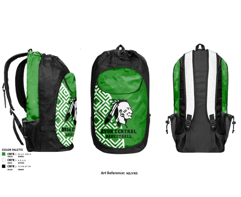 Gear Bag, Avon Central High School Basketball, Women's Basketball, Teamtime, Team time, sublimation, custom sports apparel, team uniforms, spirit wear, spiritwear, sports uniforms, custom shirts, team store, custom team store, fundraiser sports, apparel fundraiser