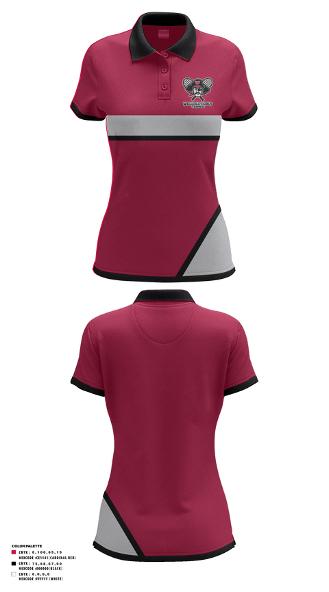 Women's Short Sleeve Performance Polo, wellesley girls tennis, Tennis, Teamtime, Team time, sublimation, custom sports apparel, team uniforms, spirit wear, spiritwear, sports uniforms, custom shirts, team store, custom team store, fundraiser sports, apparel fundraiser