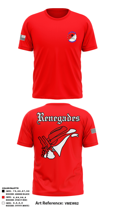 Renegades 84834398 Short Sleeve Performance Shirt - 8