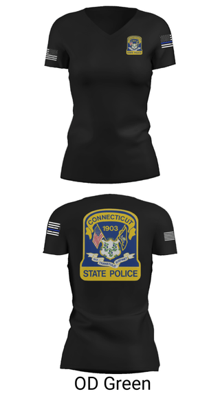 Women's Short Sleeve Vneck Shirt, , Police, Teamtime, Team time, sublimation, custom sports apparel, team uniforms, spirit wear, spiritwear, sports uniforms, custom shirts, team store, custom team store, fundraiser sports, apparel fundraiser
